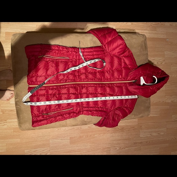 Michael Kors Packable Down Fill Red Jacket S - Picture 12 of 15